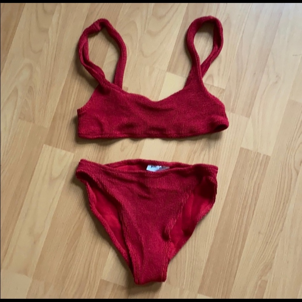youswim aplomb high waist two piece-rosso